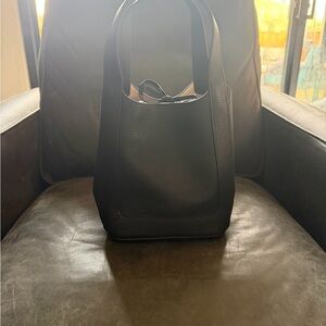 The Horse Black Leather Crossbody Bag